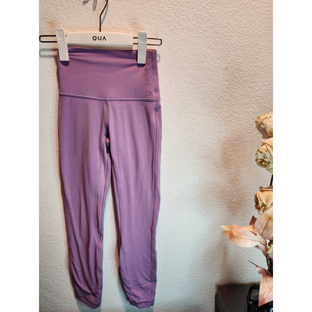 Lululemon Align High-Rise Pant inseam 25" purple pink Nulu size 0 light weight